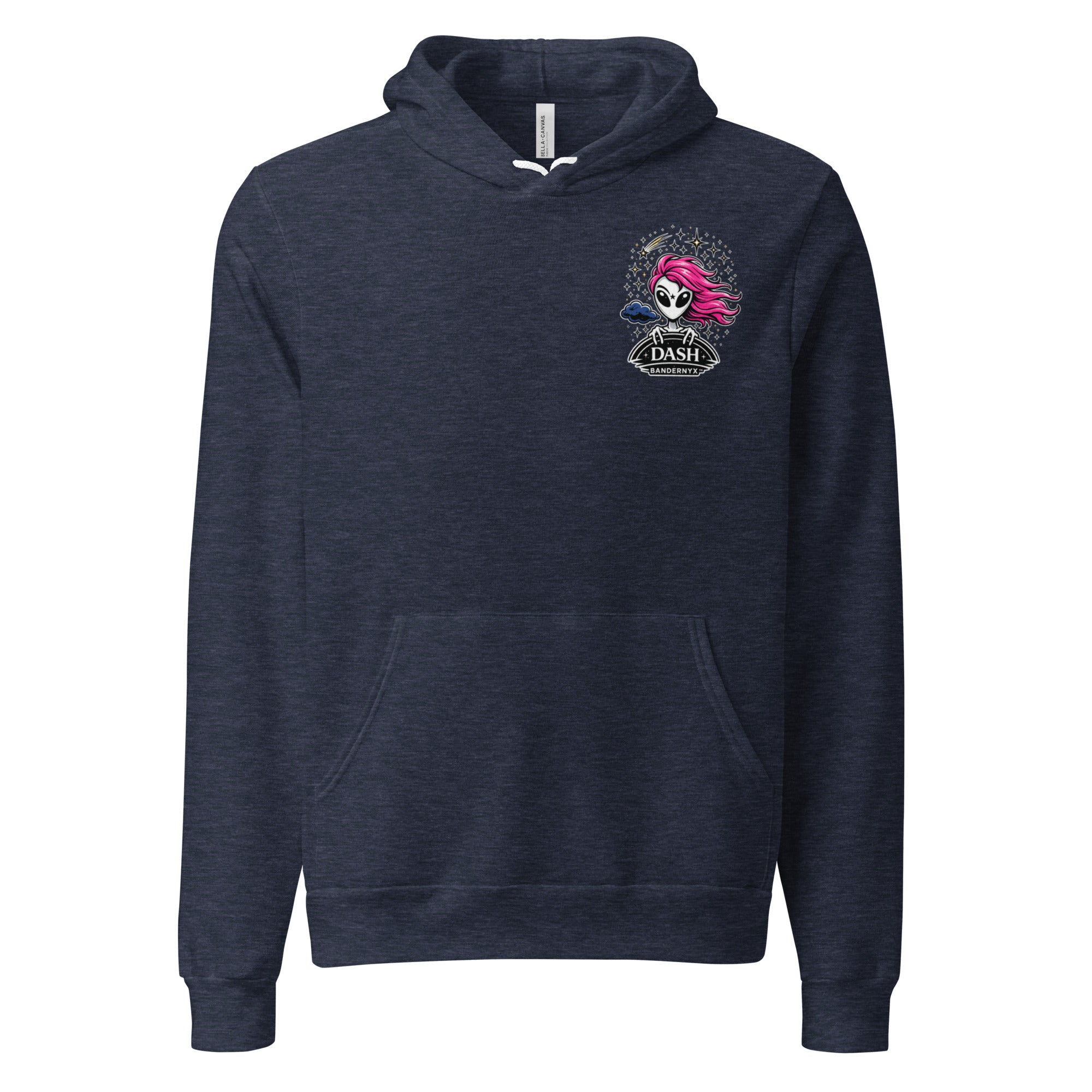 Alien with Pink Hair Hoodie