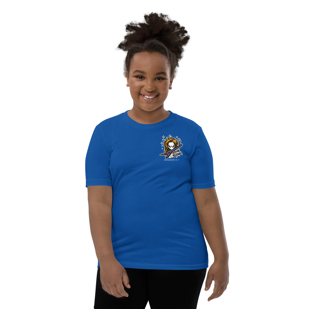 Royal Blue Tee with Rockstar Character